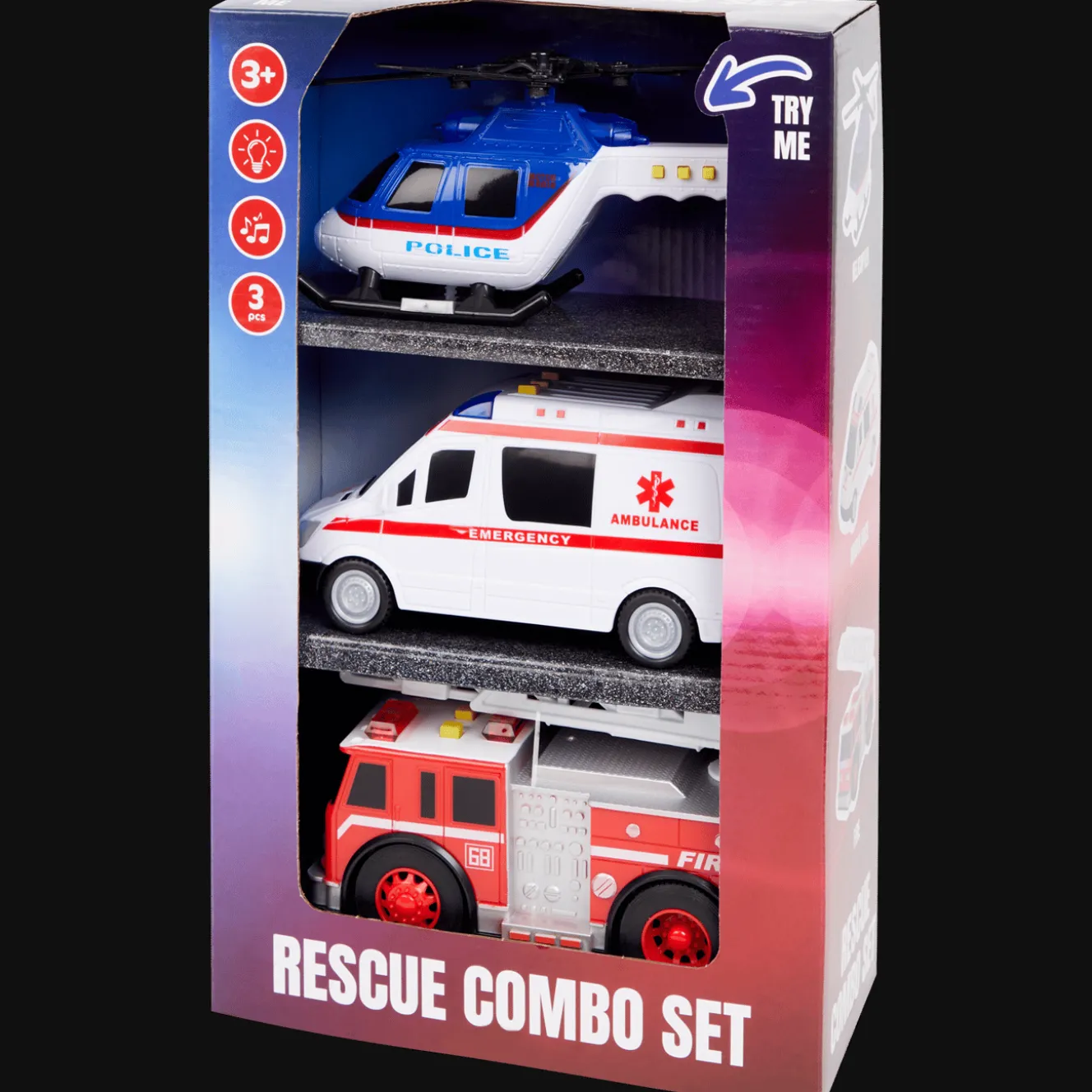Jouets Pour Bébés*Action Véhicules de secours