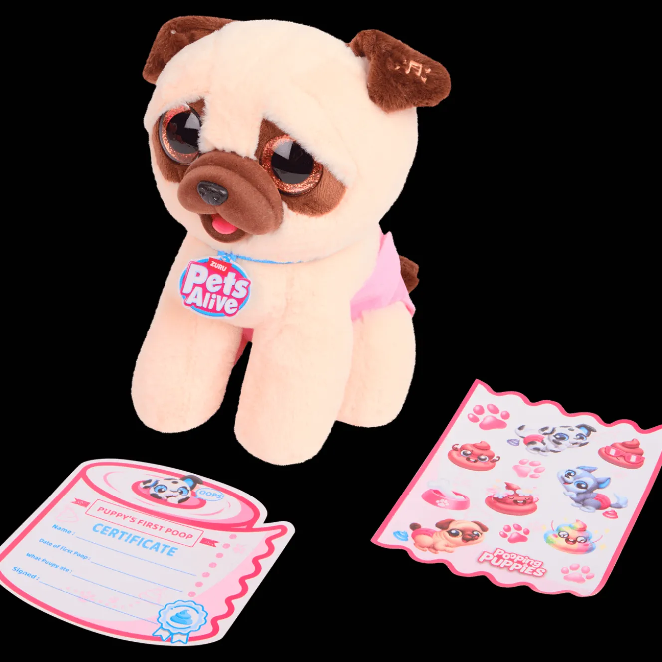 Peluches Et Poupées*Zuru Pets Alive Pooping Puppies